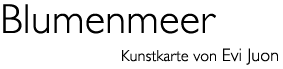 Titel: Kunstkarte «Blumenmeer»
