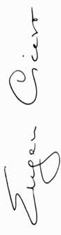 Eugen Cicero's signature