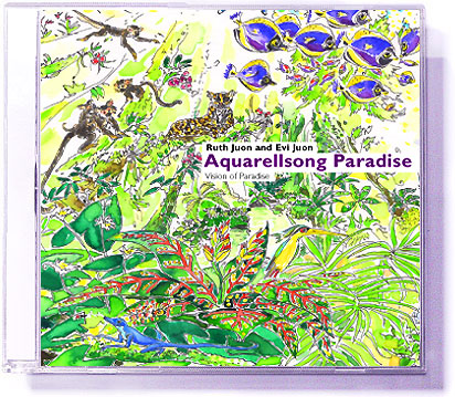 CD Cover «Aquarellsong Paradise» von Evi Juon