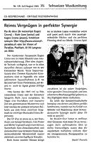 Link Schweizer Musikzeitung, paper